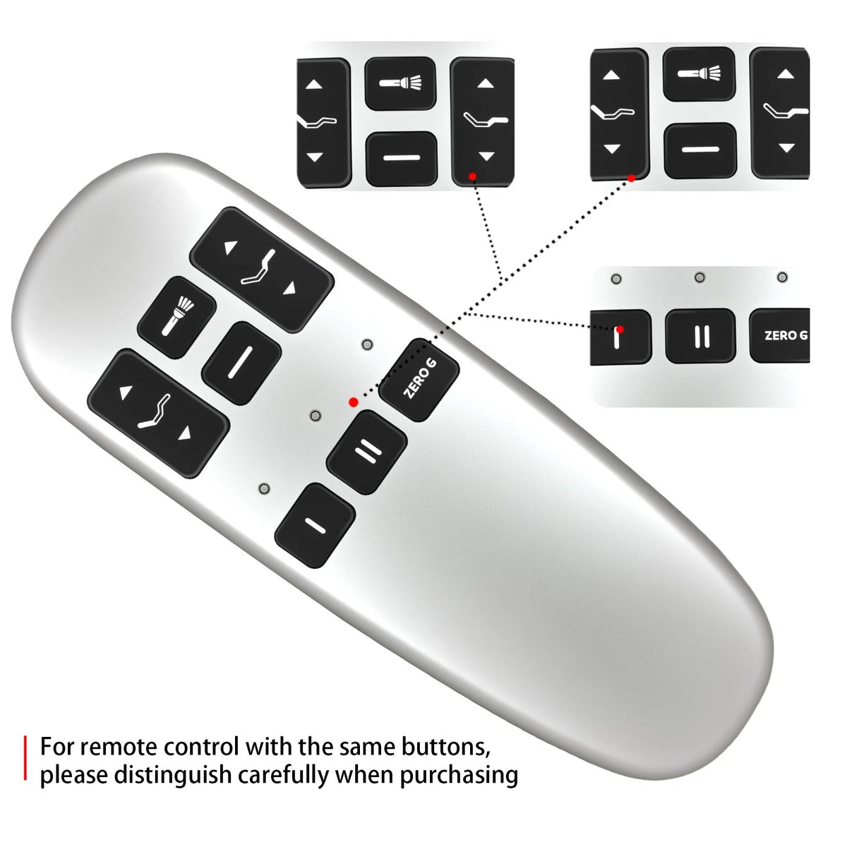 RF373E JLDK 28.10.07 Remote Control For Ergomotion Adjustable Bed Base