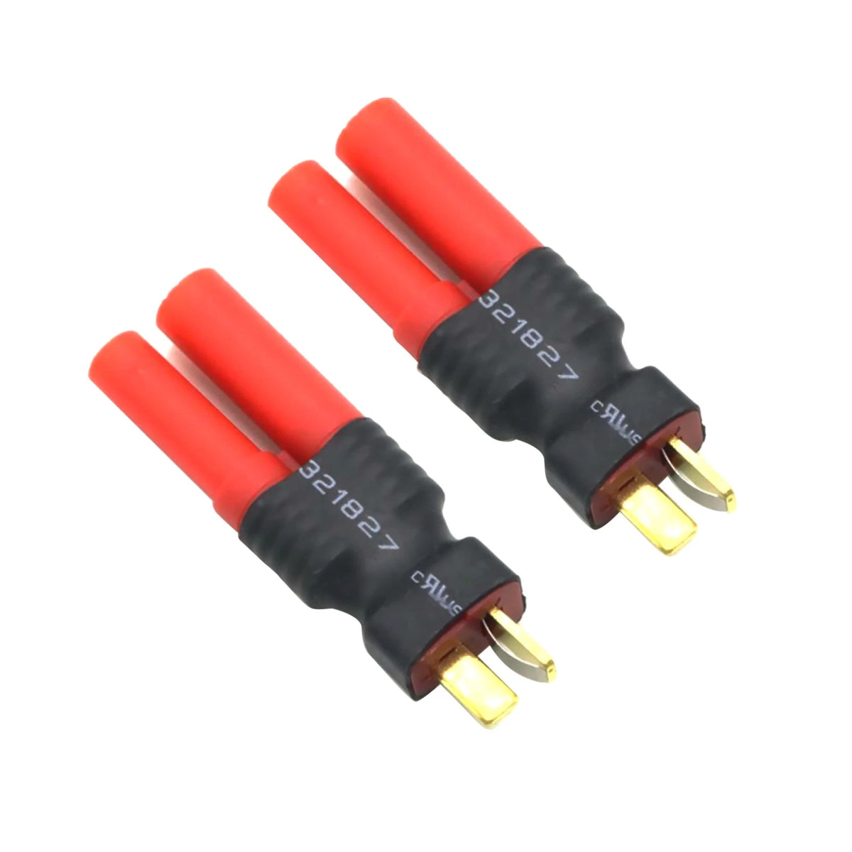 2Pcs Plastic+Metal T Male to HXT4.0 Adapter Connector For Drone/Car/Boat
