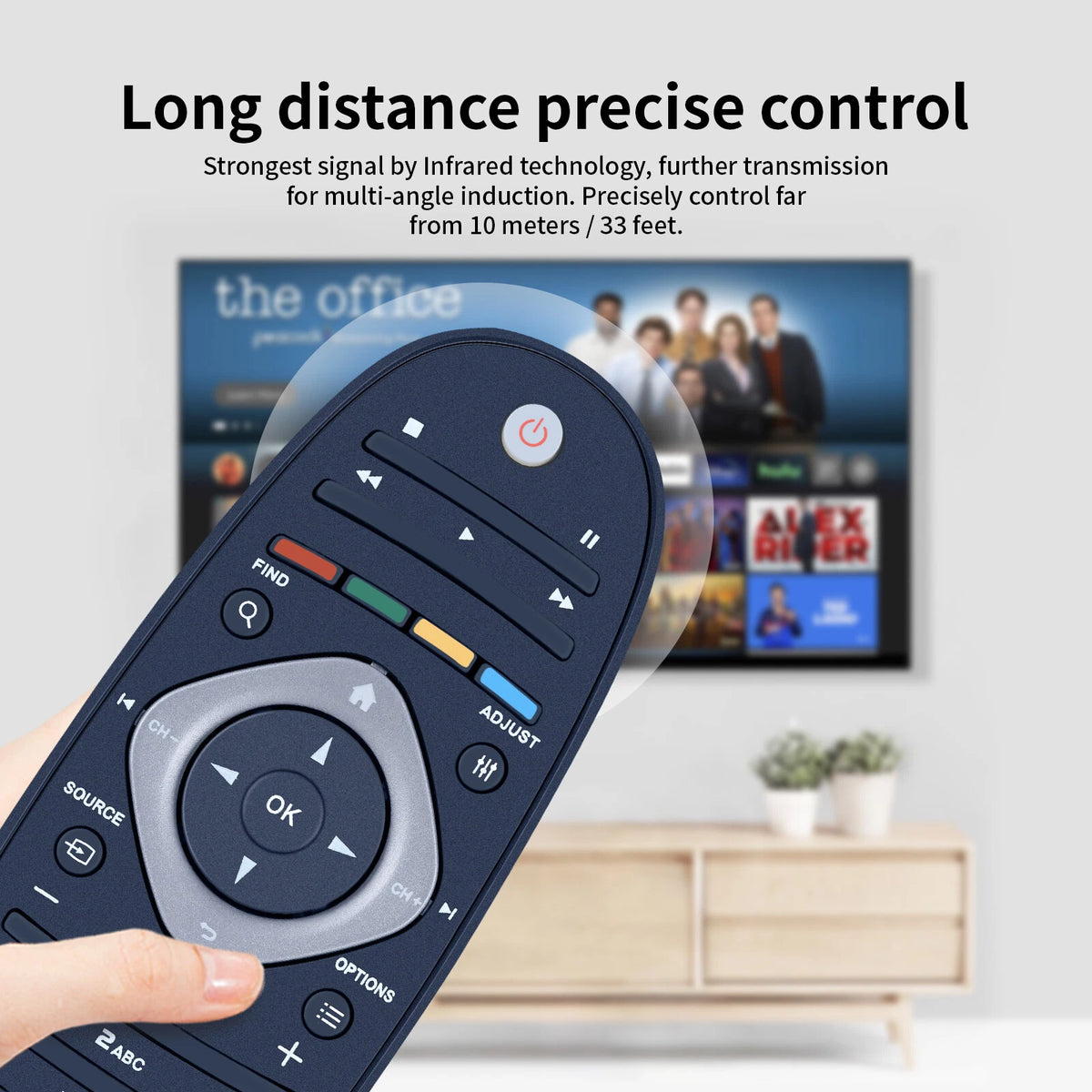 Universal Remote Control PH-12+EL For Philip s LCD LED 3D Smart TV & DVD Player