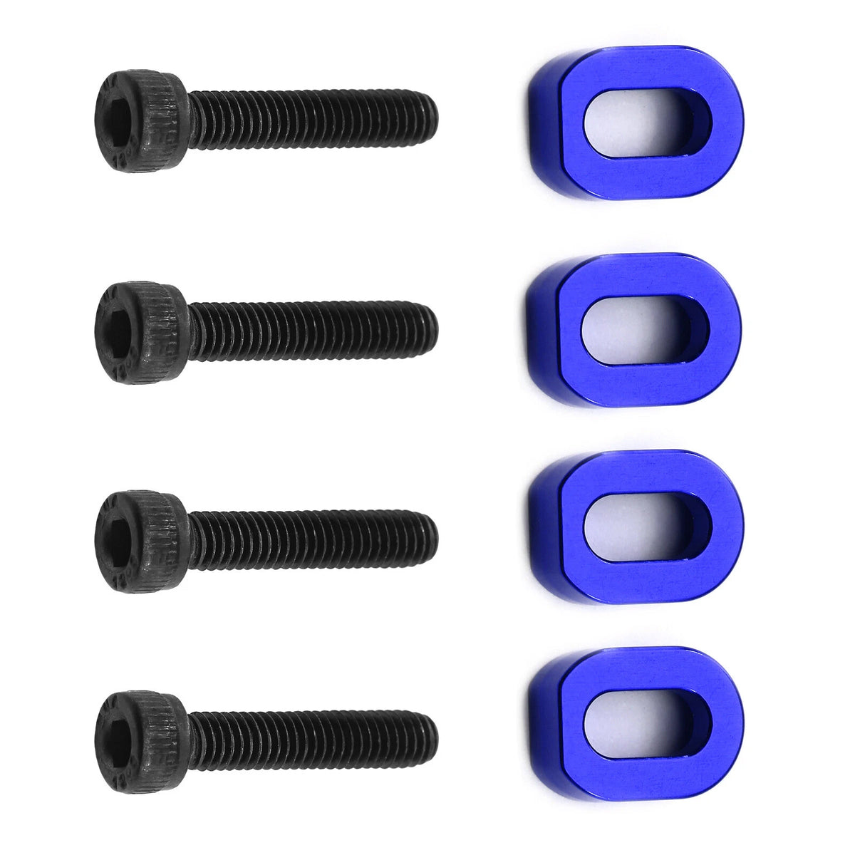 Blue 4PACK Motor Base Reinforcement For TRAXXAS 1/5 X-Maxx 8S Monster Truck