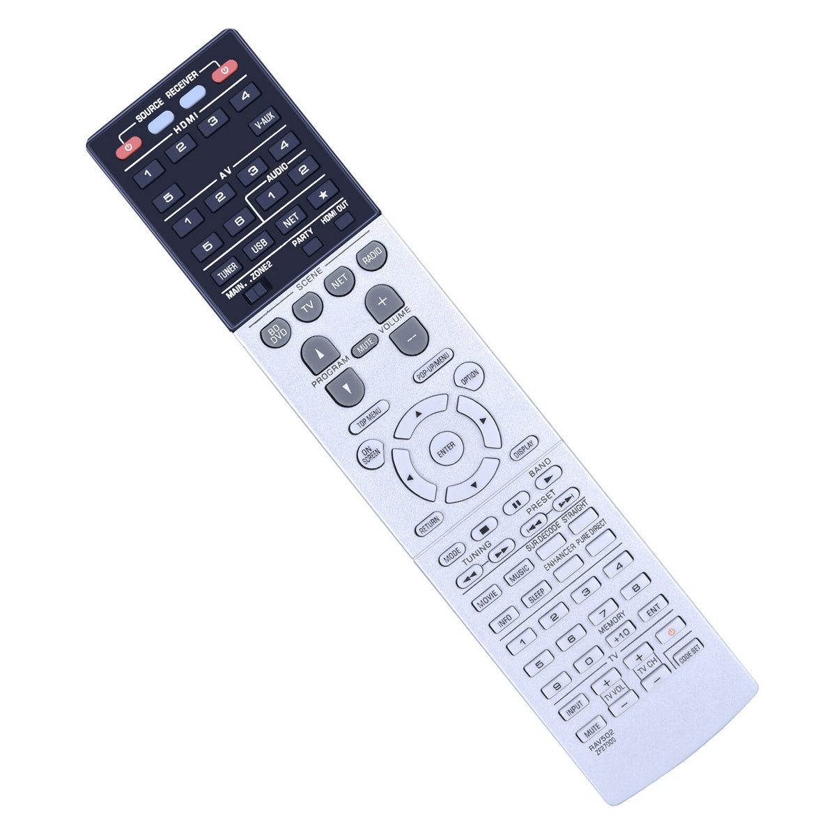 RAV502 ZF27000 Replacement Remote Control For YAMAHA AV Receiver RX-V775