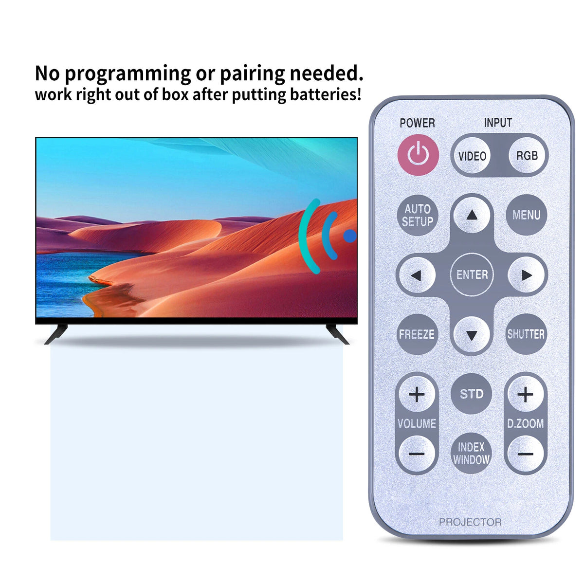 N2QADC000008 Replace Remote Control For Panasonic Projector PTL501E PTL501U