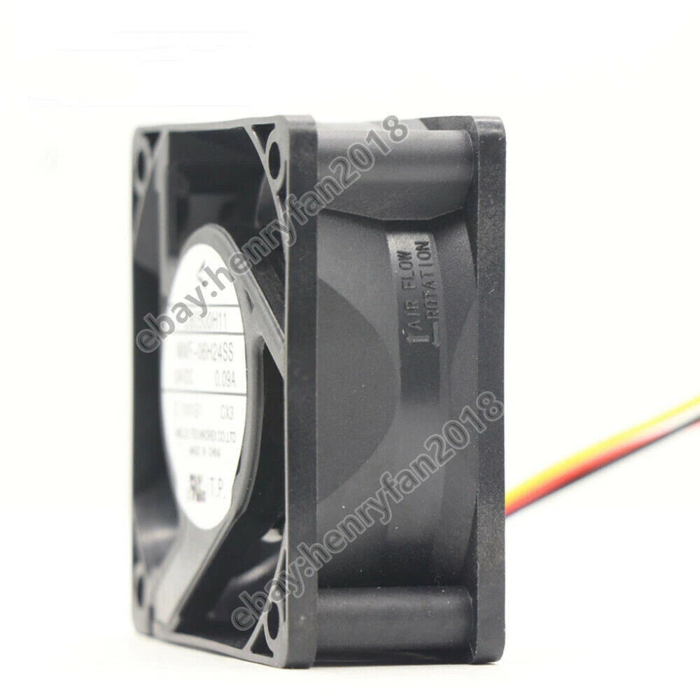 MELCO MMF-06H24SS-CX3 CB0500H11 24VDC 0.09A 60*60*25mm Inverter cooling fan