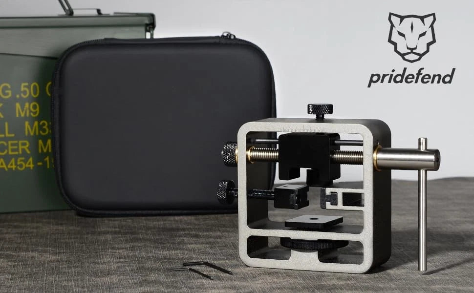 Pridefend Sight Pusher for Glock Square Slides,Sight Tool, Dark Grey
