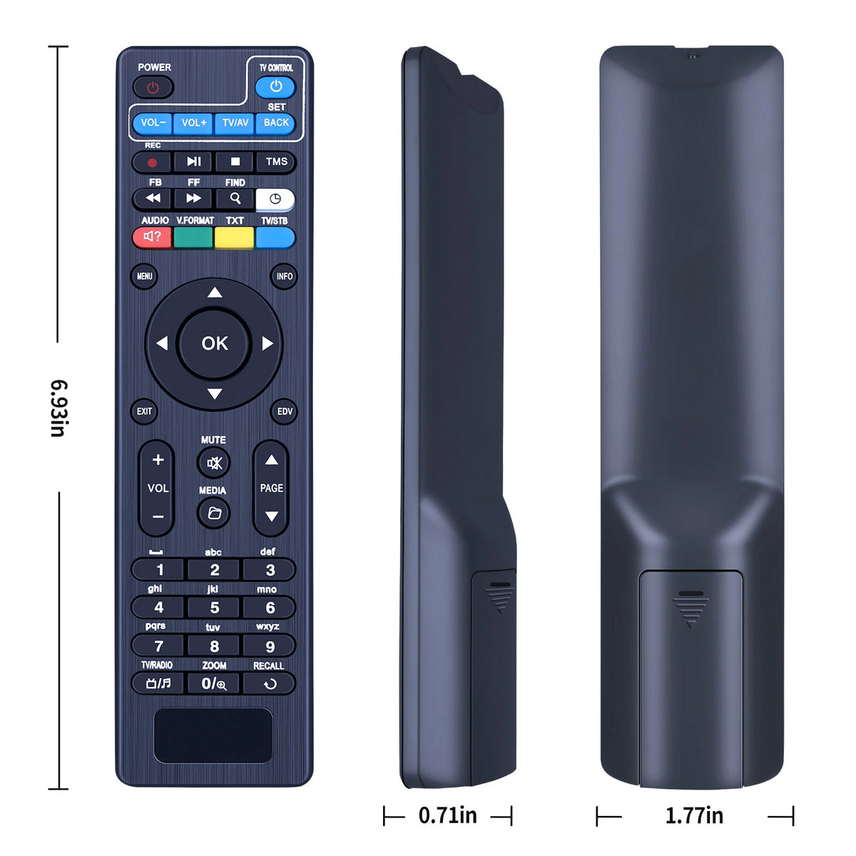 Replacement Remote Control For Edision Piccollo 3-in-1 Receiver