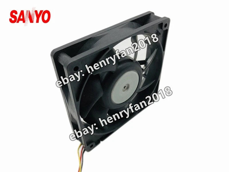 For SANYO 9G1212A401 DC 12V 0.40A 120*120*25MM 3wires Axial Cooling Fan San Ace