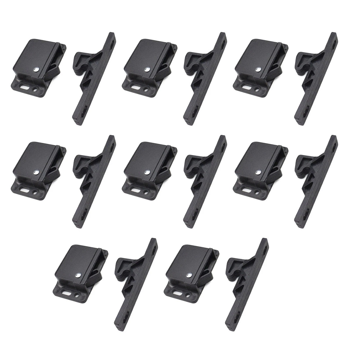 8 Pack Durable Cabinet Door Latch/RV Drawer Latches, 8 Pull Force Latch Holder