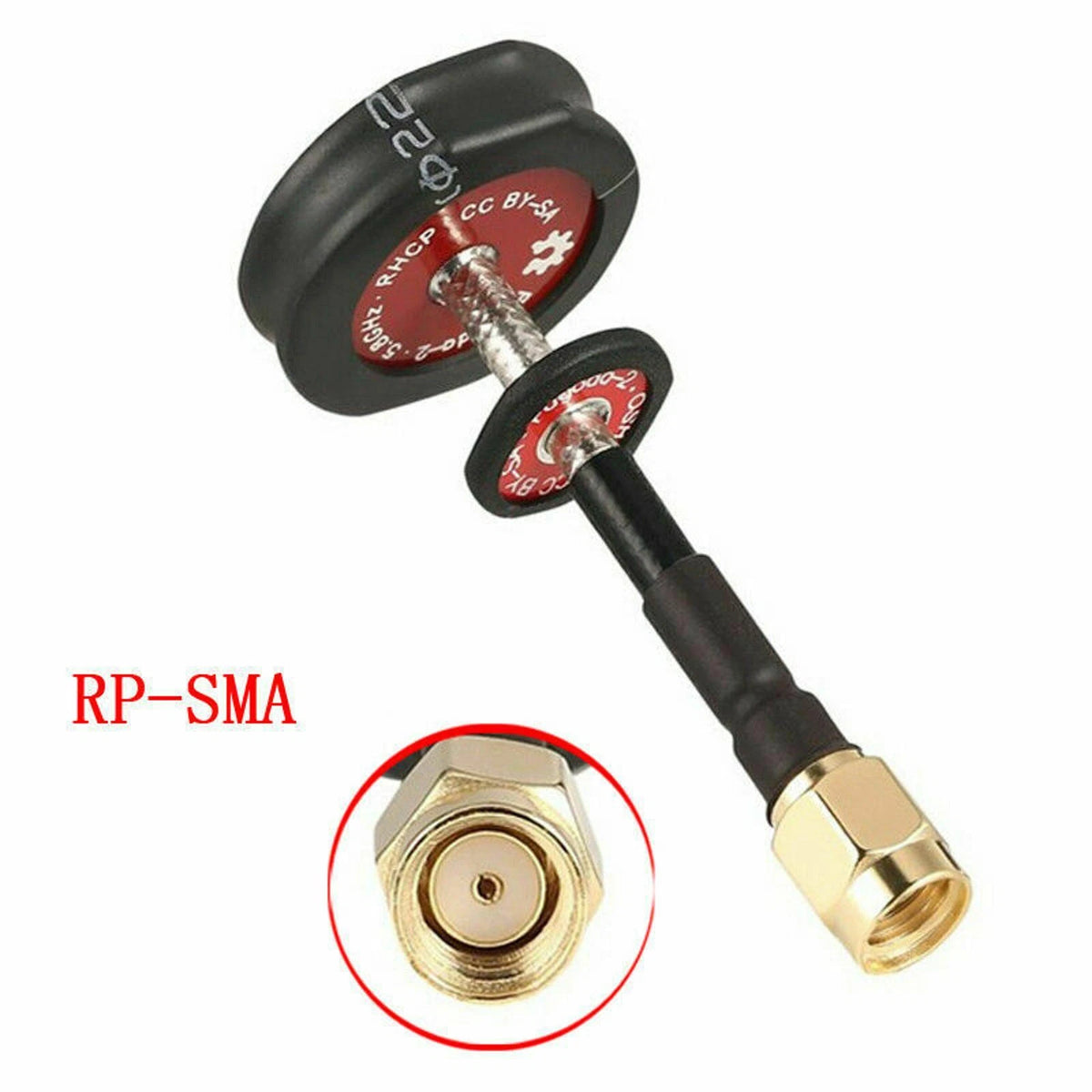 RP-SMA Optional 50W RC Model FPV 5DBI Omnidirectional Antenna Plastic D