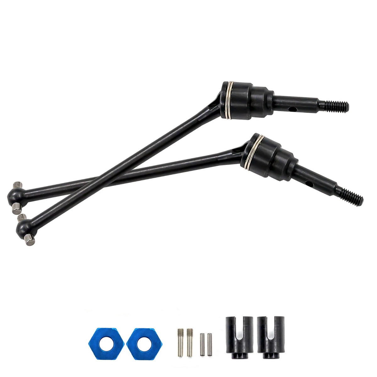 Steel CVD Drive Shafts For Traxxas 1/10 Slash 4x4 Rustler 2WD RC Car Replacement