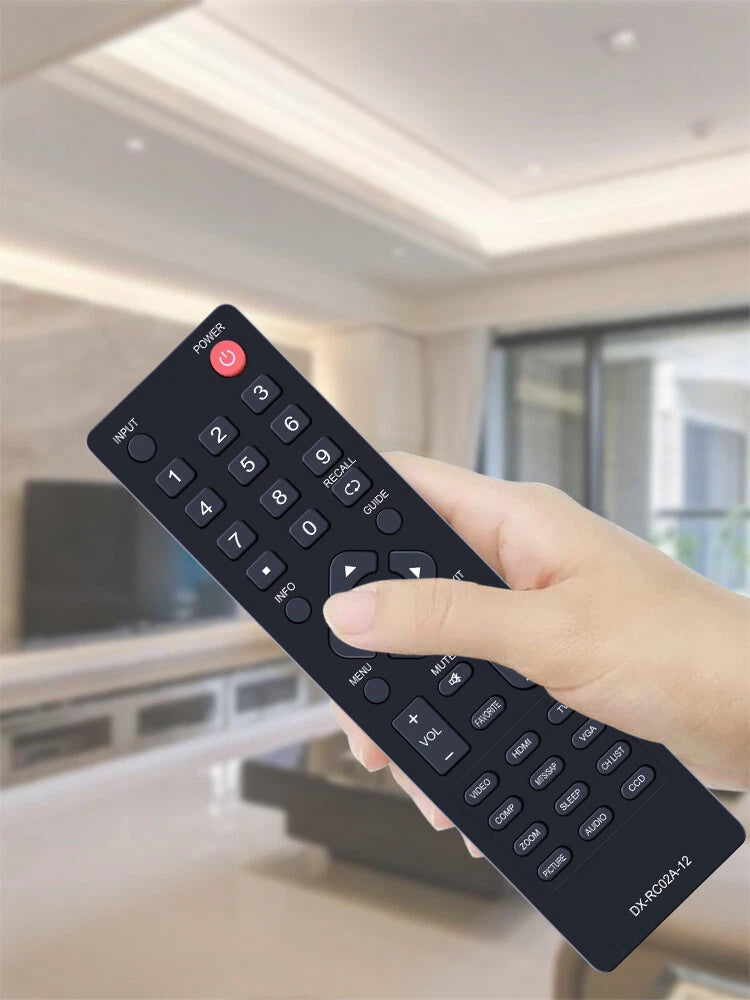 DX-RC02A-12 For Dynex TV Remote Control DX-24L230A12 DX-32L230A12 DX-L32-10A