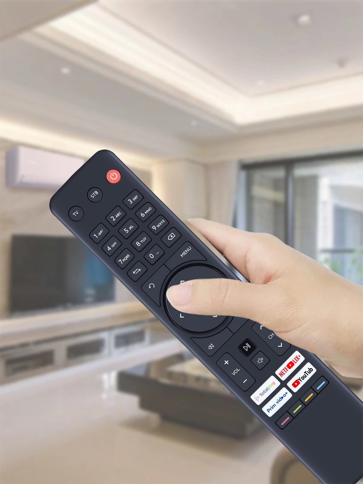 T4HIU2014/38K Replacement Remote Control For Totalplay TV KHAMSIN L5
