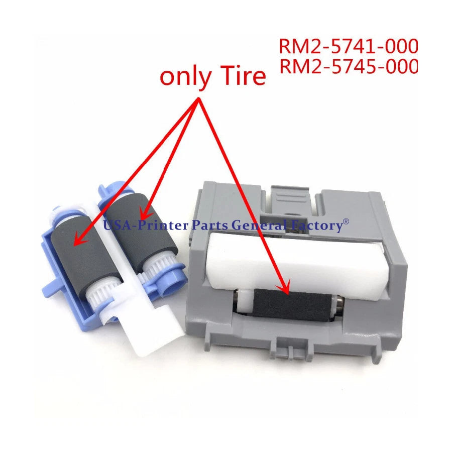 10SET RM2-5452 RM2-5741 RM2-0062 HP M501 M506 M527 Separation Pad Pickup Roller