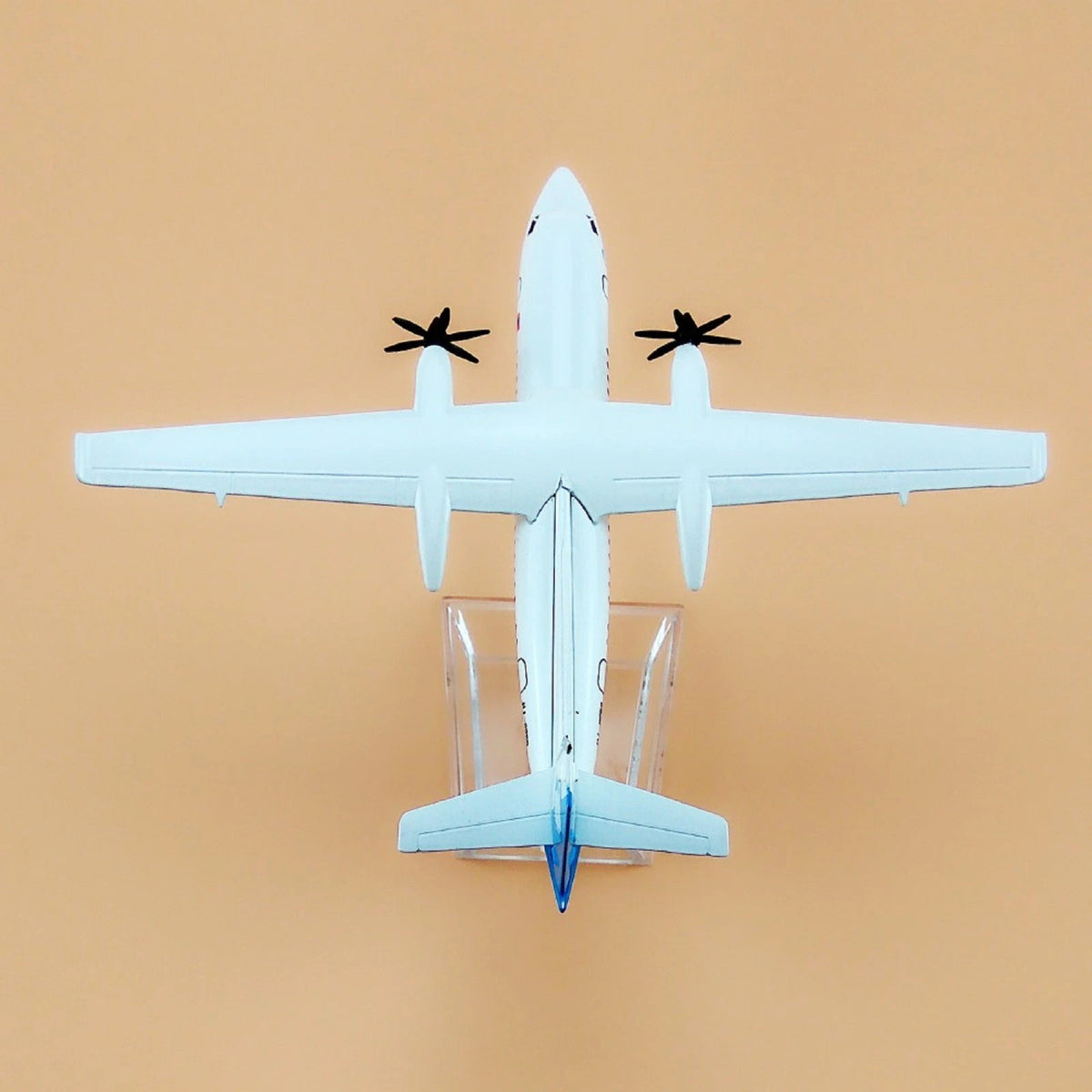 1/400 Scale Aircraft Mongolia Fokker 50 FK-50 Alloy Plane Model Display Gift g