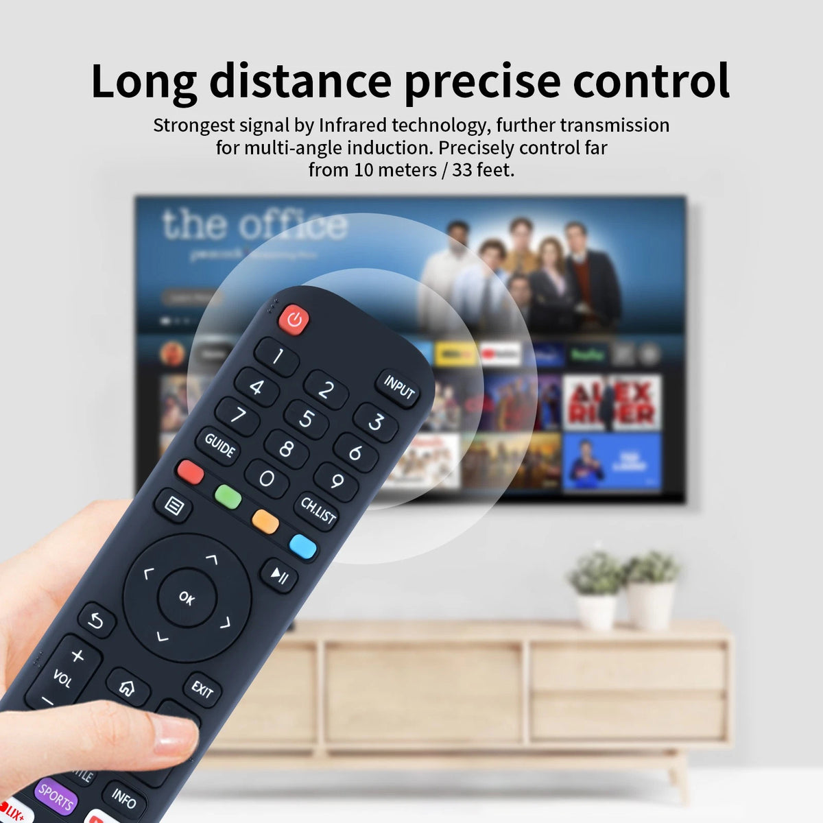 EN2AD30H Replace Remote Control For Hisense Smart LCD LED TV EN2AD30H(0011)