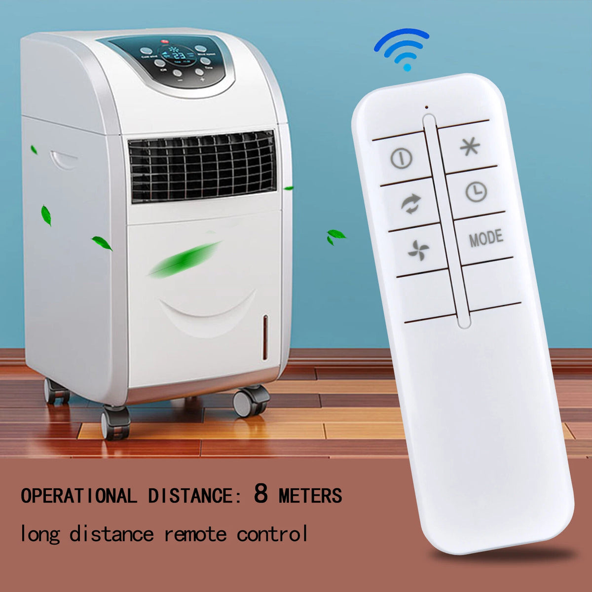 Replacement Remote Control For Delonghi EV250 EV250WH Evaporative Cooler