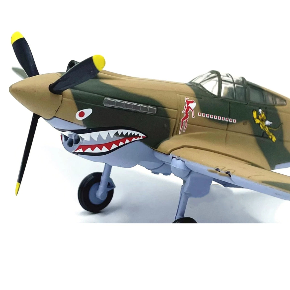 13.5cm Diecast Alloy 1/72 American P40 Fighter Aircraft Model Souvenir