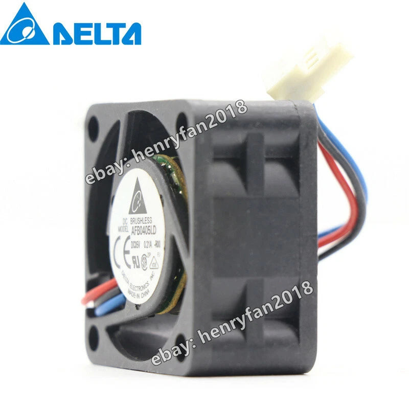 Delta AFB0405LD Axial Fan DC 5V 0.21A 40*40*20MM USB/Server Cooling Fan 3-wires