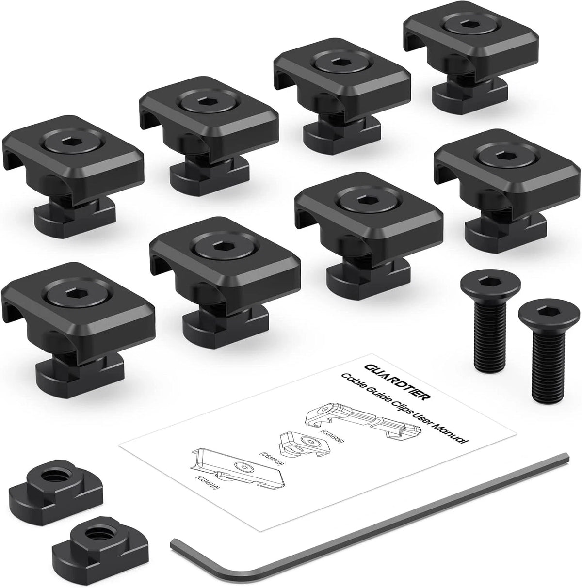 CGM909 Pressure Switch Cable Guides Compatible with M-LOK System, Black