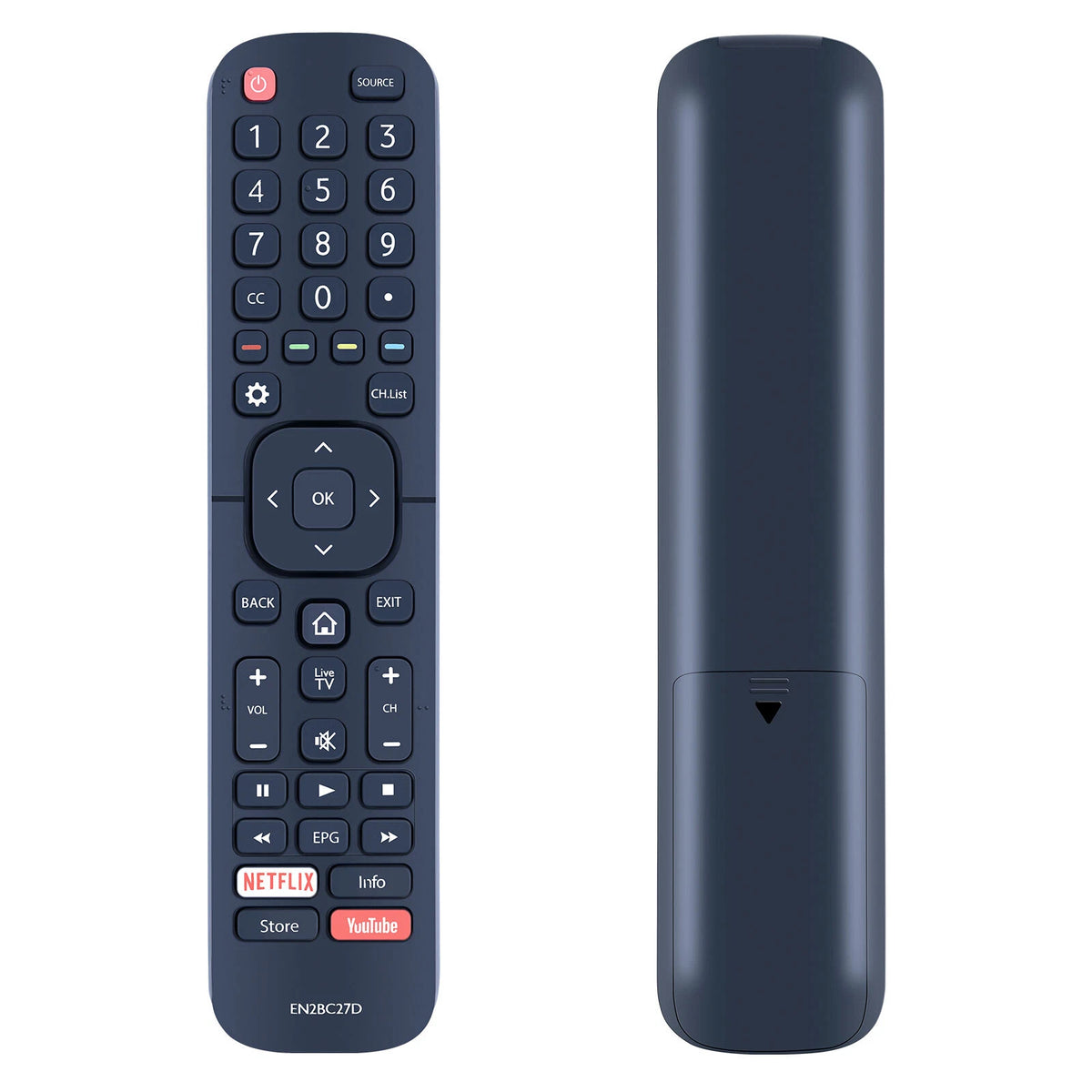 EN2BC27D For Dévant LCD LED TV With NETFLIX YouTube Remote Control