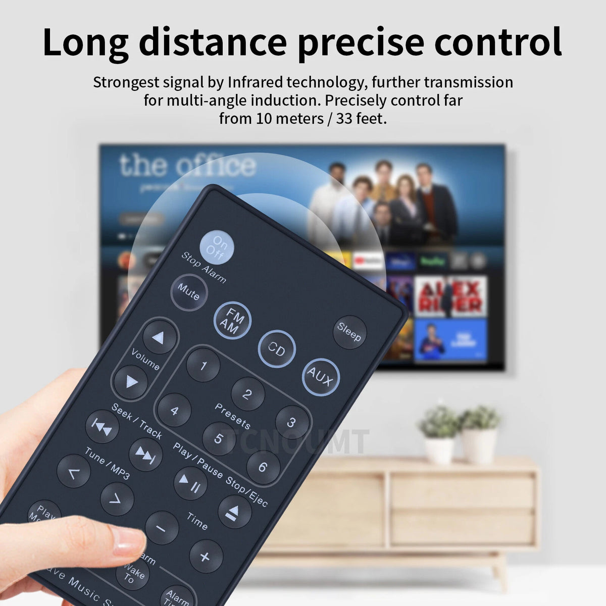 Replacement Remote Control For Bose Wave Music System AWRCC1 AWRCC2 Radio/CD