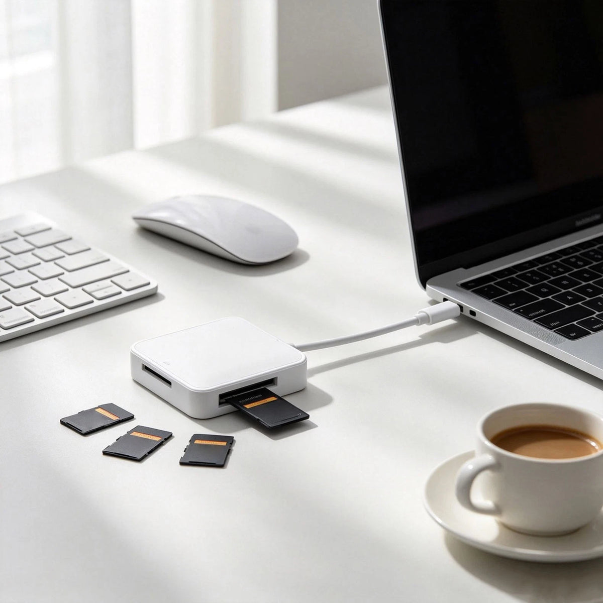 USB-C M2 SD SM XD Card Reader 4 in 1 Memory Card Adapter