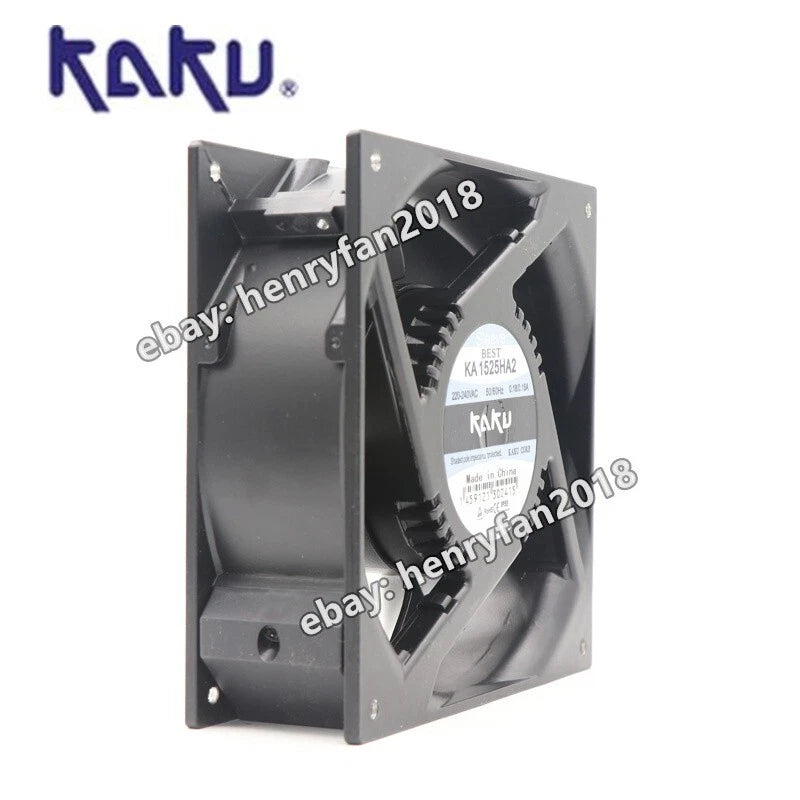 KAKU KA1525HA2 Axial Fan 220/240VAC 0.15/0.18A 150*150*51MM 2-Pin Cooling Fan