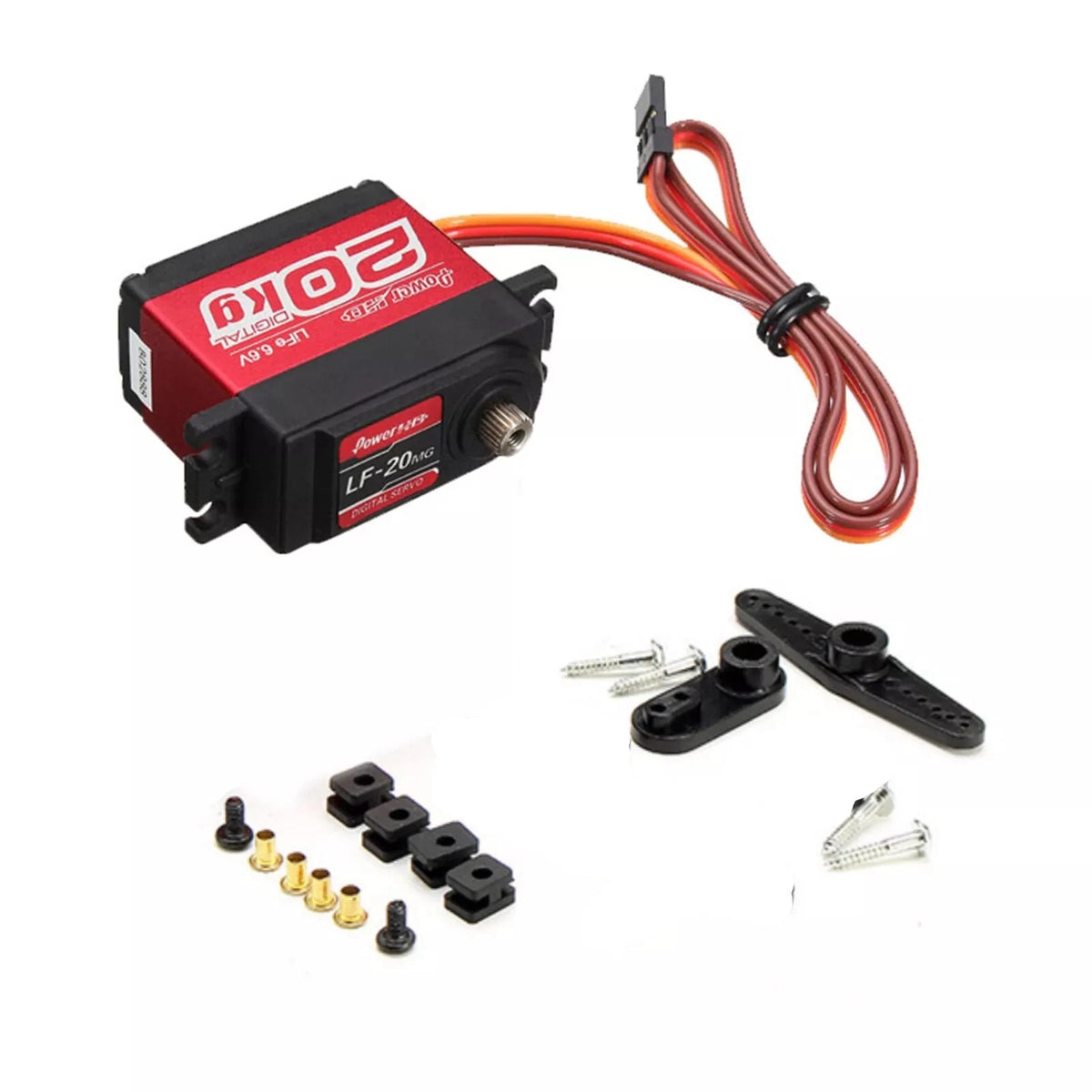 Power HD LF-20MG 20KG High Torque Digital Servo For Hobby 1/10 1/8 RC Car