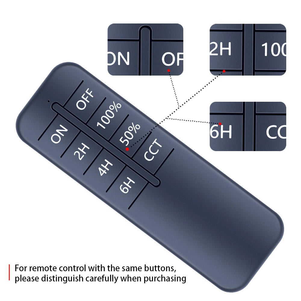 Replacement Remote Control For Outdoor Solar Pendant Lights (SL0301BLK)