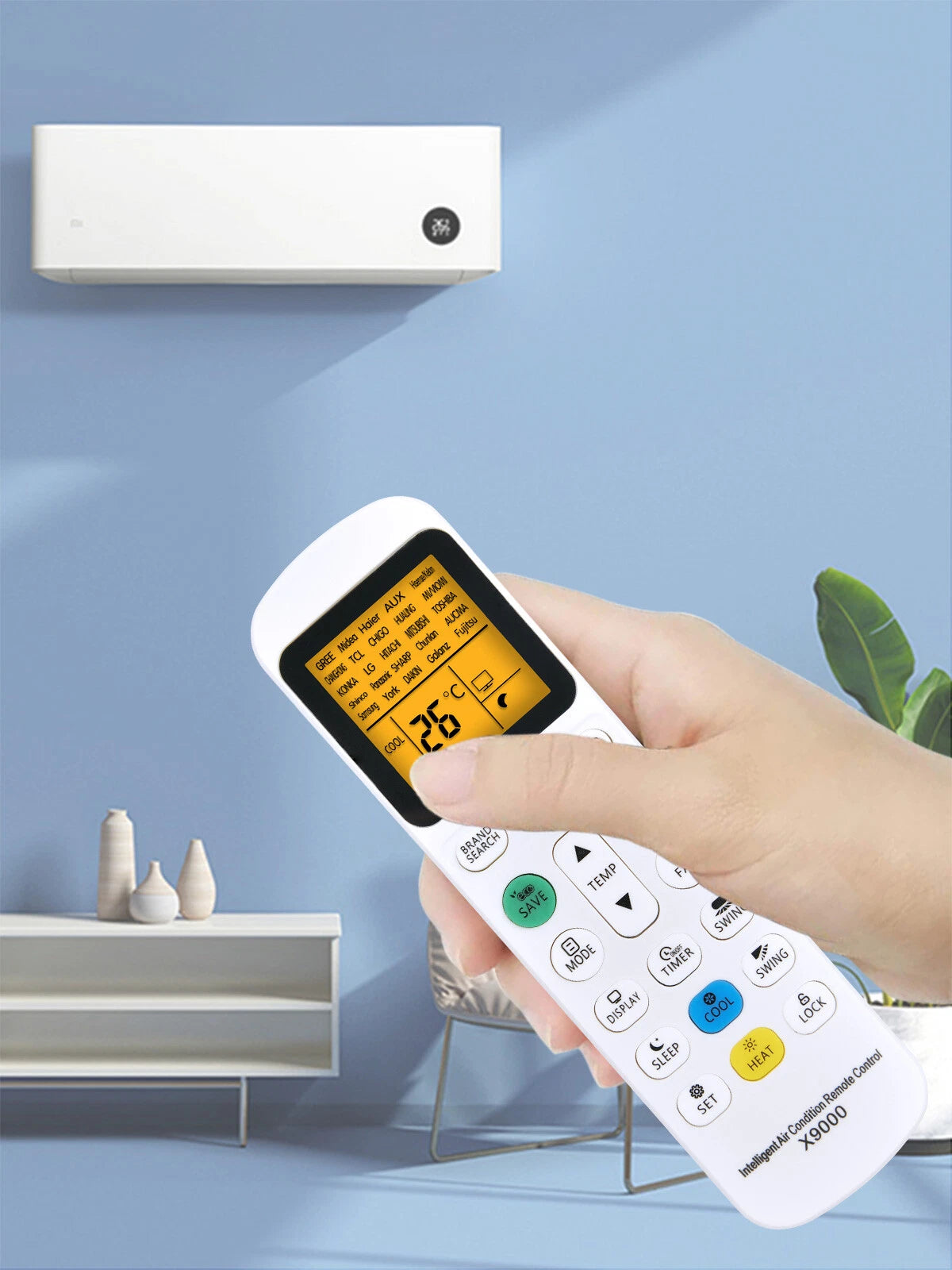 Universal Air Conditioner Remote Control For LG,Hitachi,Panasonic,Toshiba,Midea