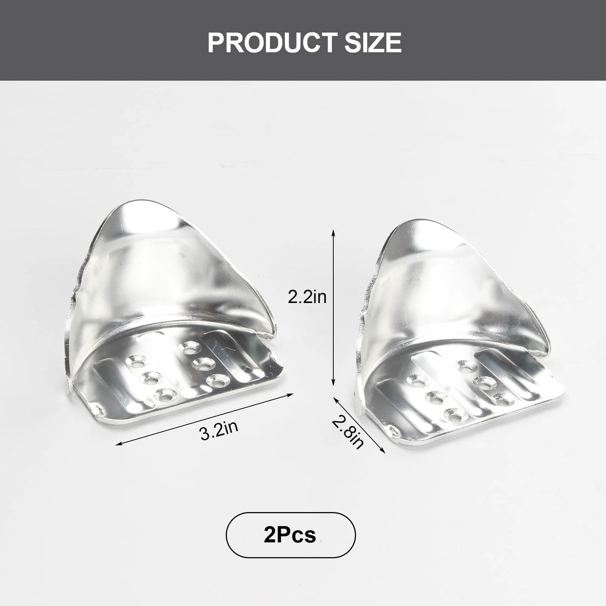 Kcgani 2 Pack Drywall Stilts Heel Bracket Replacement Kits for Stilts, Pair...