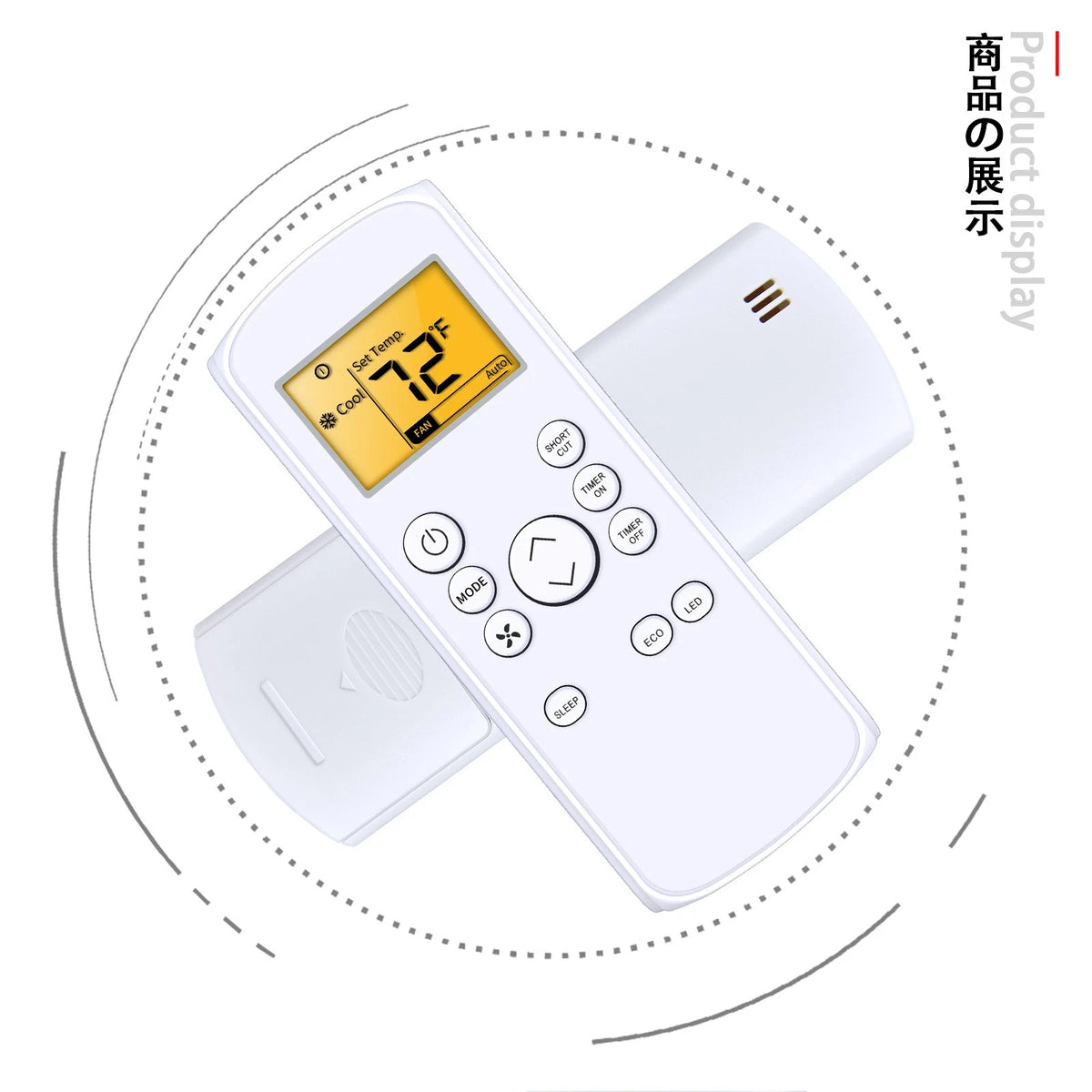 RG57J4(B)/BGCEU1 Remote Control For Toshiba/Mirage/midea Air Conditioner