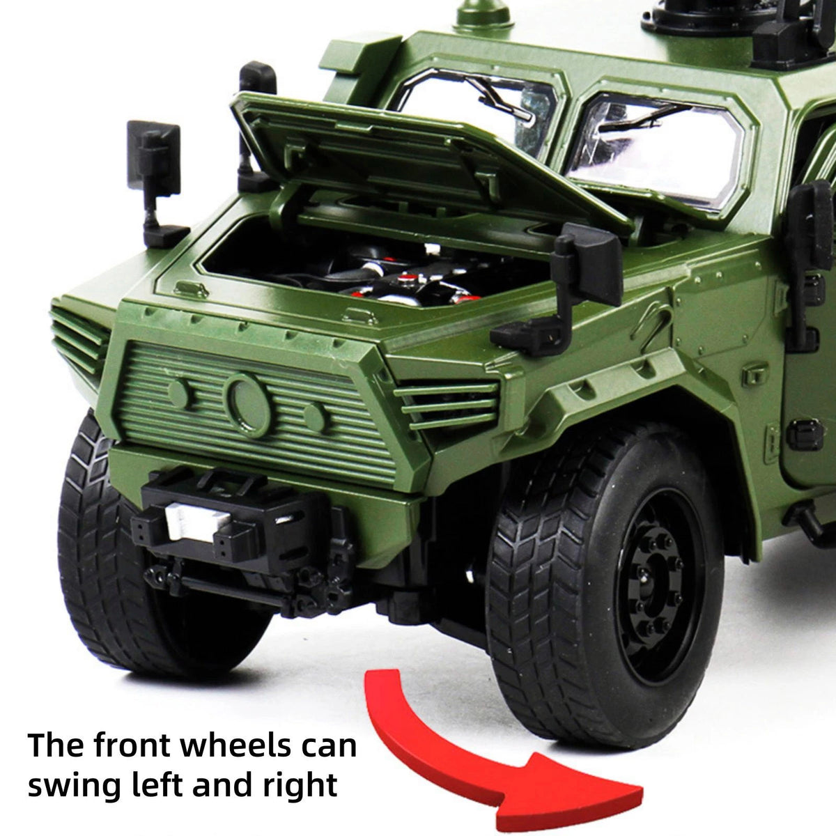 1/18 For DongFeng Mengshi 3th Generation Off Road Vehicle Sound Light Model GG