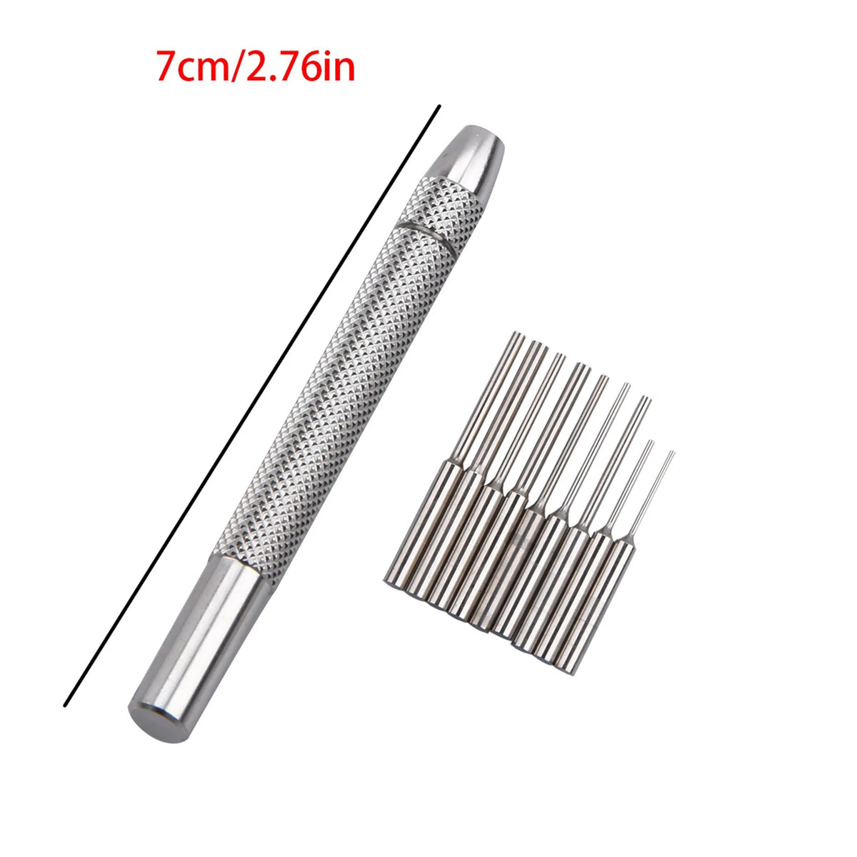 Watch Bracelet Remover Pin Punch Tool With Stainless Steel 0.5-1.6mm Pin Bit