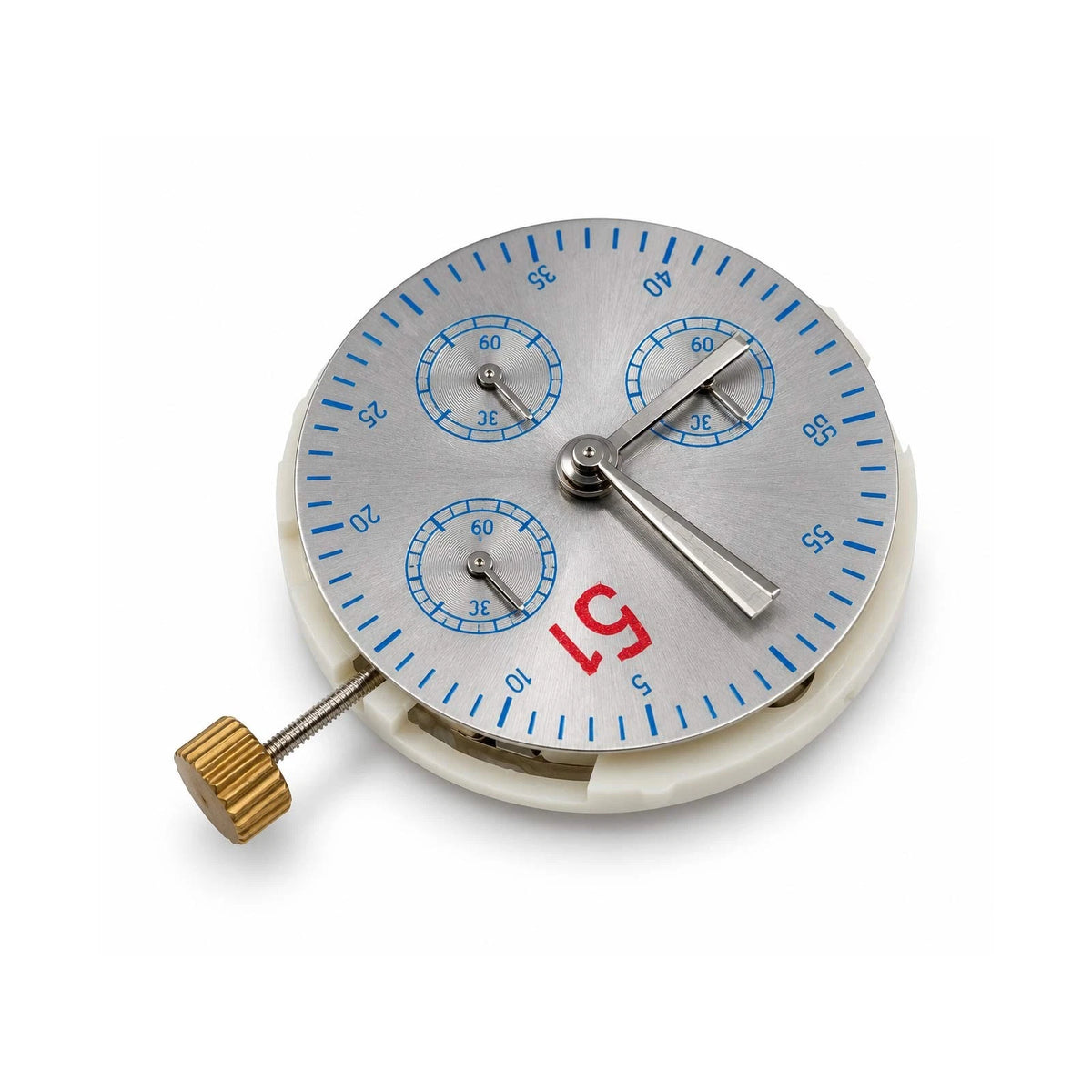 27-Jewel 30mm Chronograph Automatic Watch Movement Replacement For ETA 7753 775