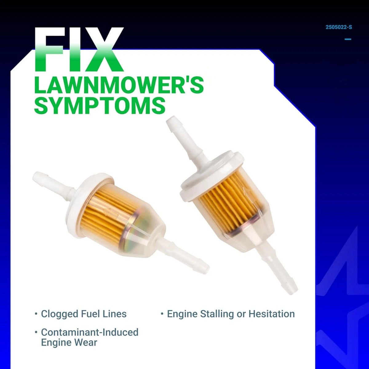 5-Piece Fuel Filter Kit M147272 for John Deere LX280 LX288 LX289 Tractor Models