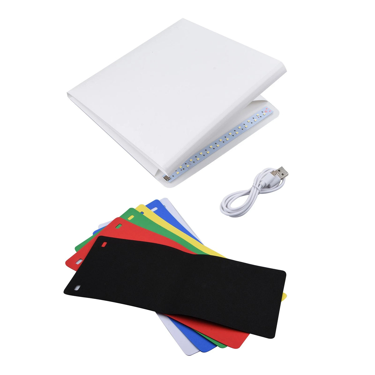 9" White Portable Small LED Photography Studio Soft Box Studio Take Pictures