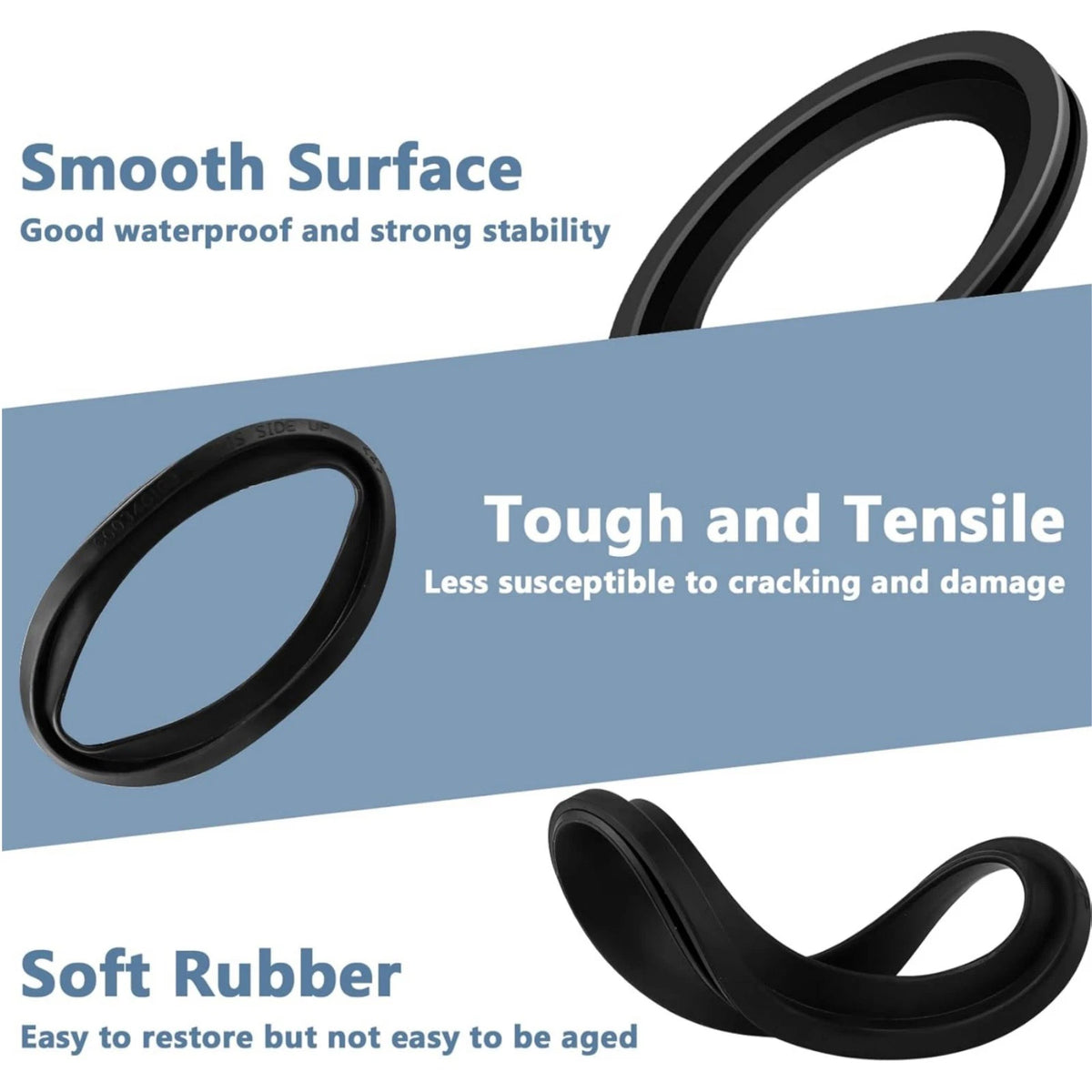 2X High Quality RV Toilet Seal Gasket 385311658 For Dometic 310 320 Toilets
