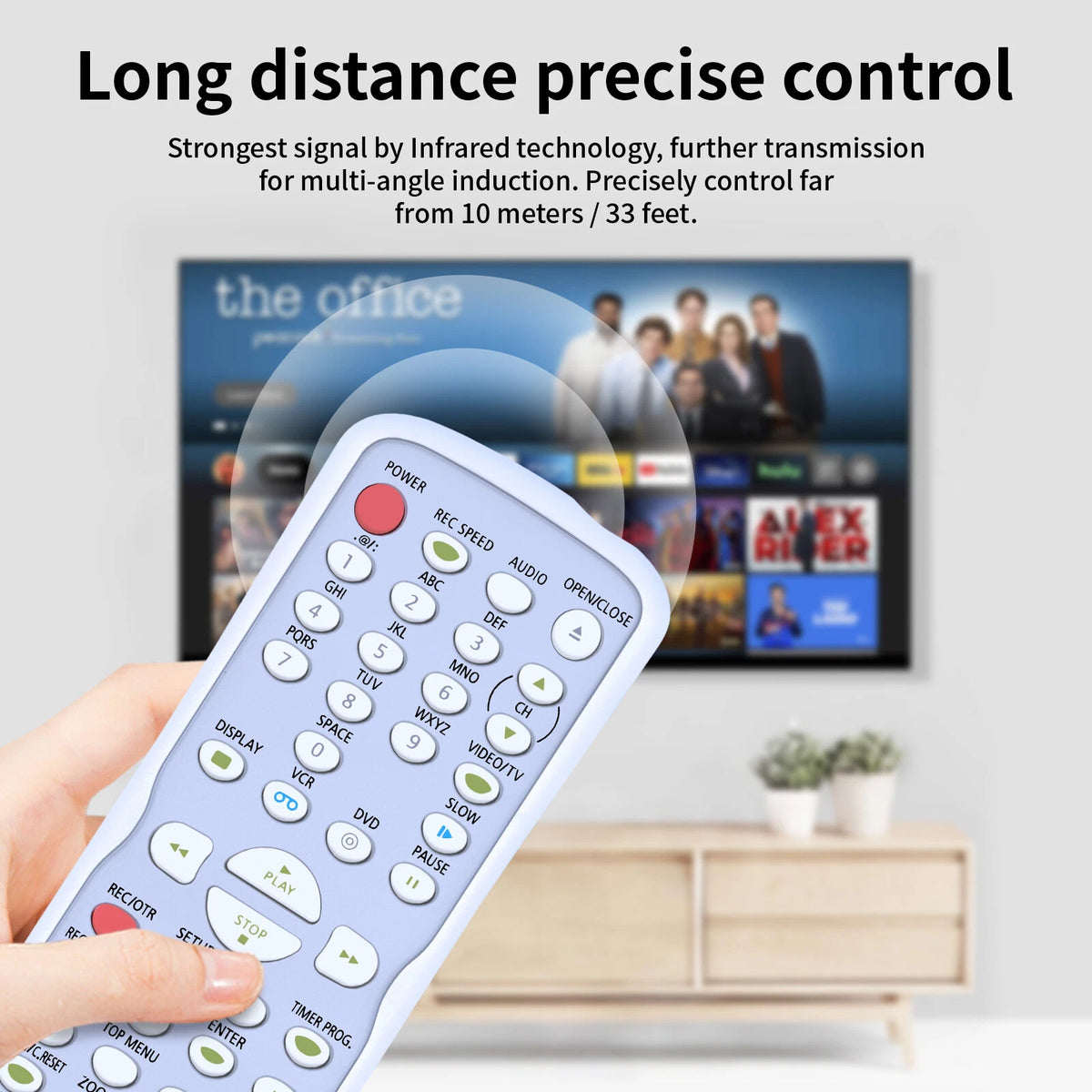NB108 For Emerson Sylvania DVD VCR Combo Remote Control EDVR95E EWR20V4
