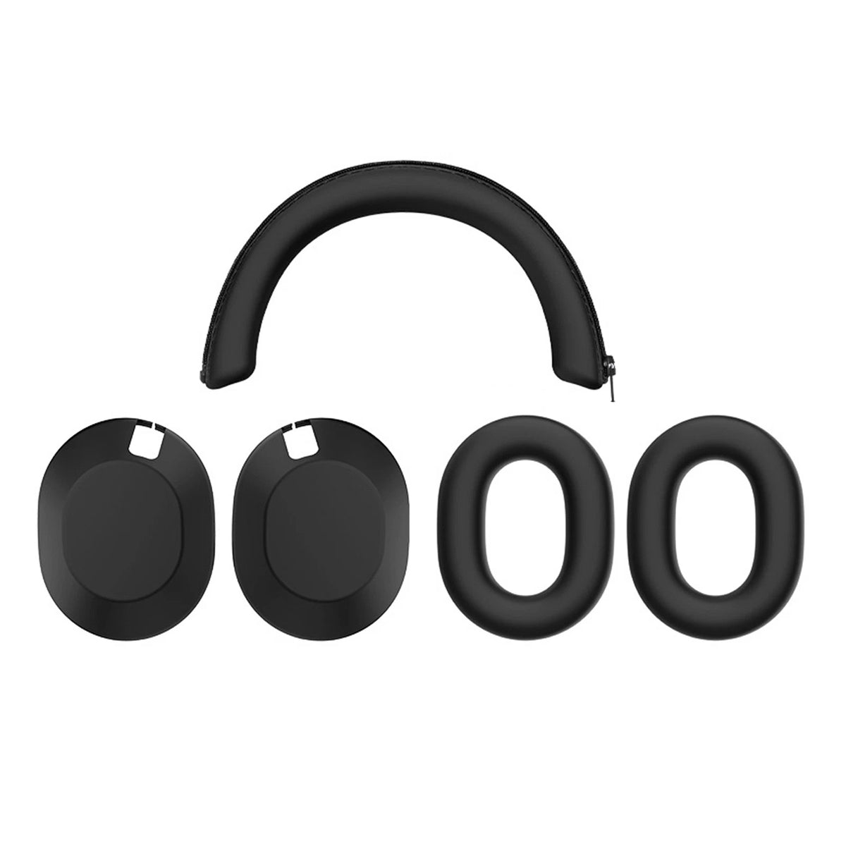 3PCS Silicone Protective Cover Case for Sony WH-1000XM6 Headphones, Soft Fit