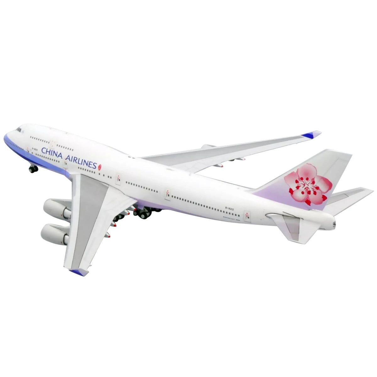 20cm Diecast Alloy 1/350 Scale China Airlines B747 Aircraft Model Scene