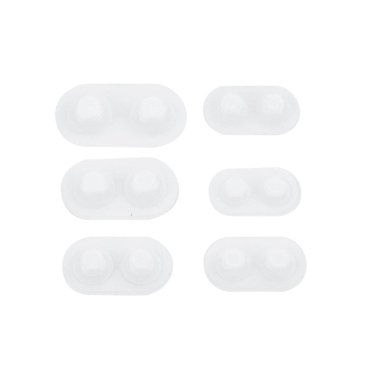 6 Sets Multifunctional Silicone Molds Flexible Doll Eye Molds Resin Durable A