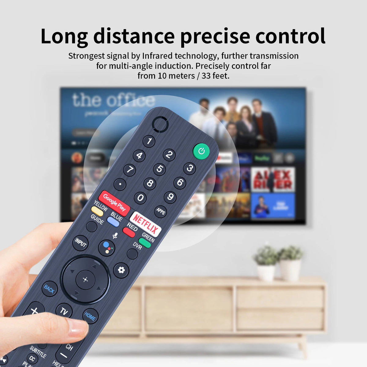 RMF-TX500U Infrared Remote Control For Sony Smart TV KD-75X75CH XBR-55A8H