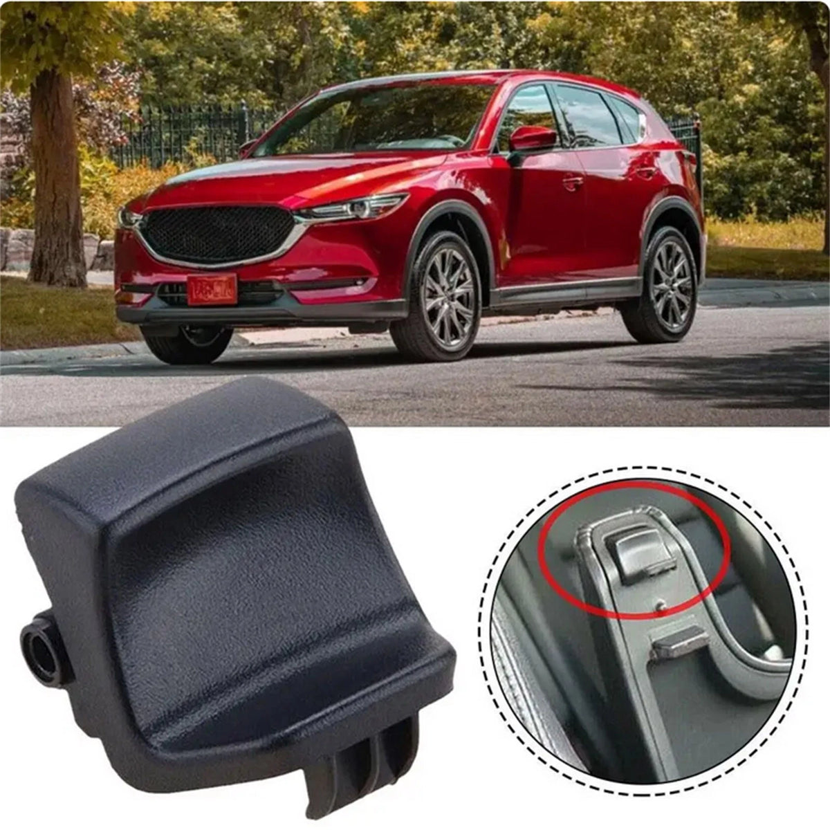 Auto Center Console Lid Latch Lock Armrest Box Buckle For Mazda CX-5 2013-2016