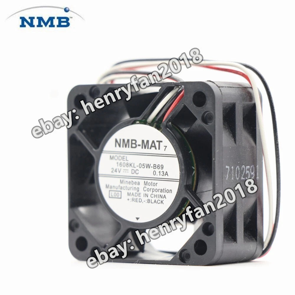 NMB 1608KL-05W-B69 DC 24V 0.13A 40*40*20MM For Fanuc Cooling Fan A90L-0001-0507