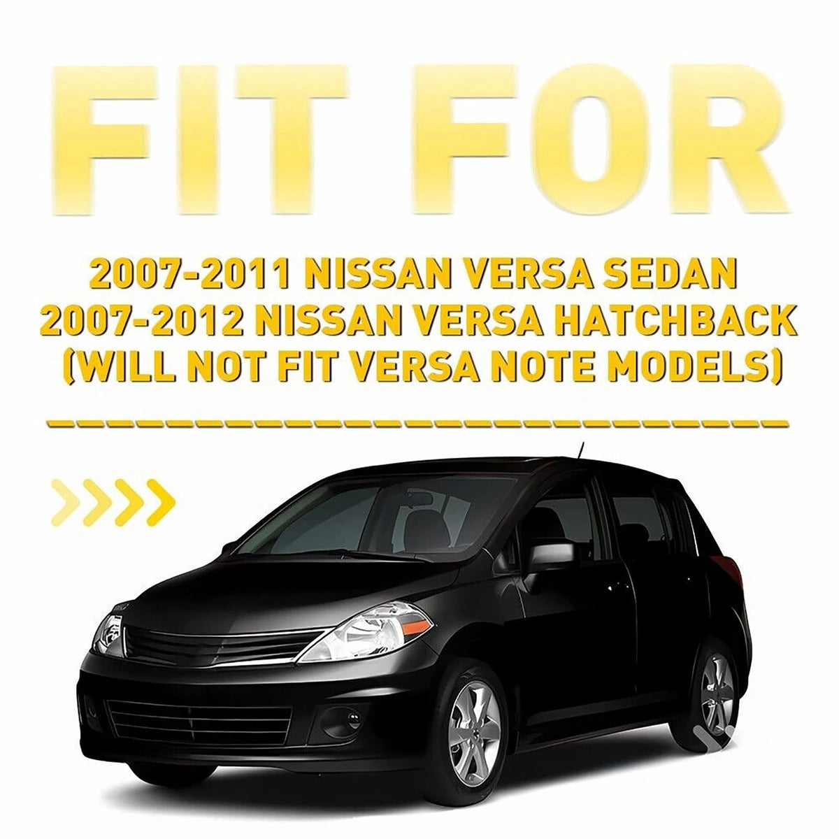 2PCS ABS LH & RH Windshield Wiper Cowl Cover For Nissan Versa Sedan 2007-2011