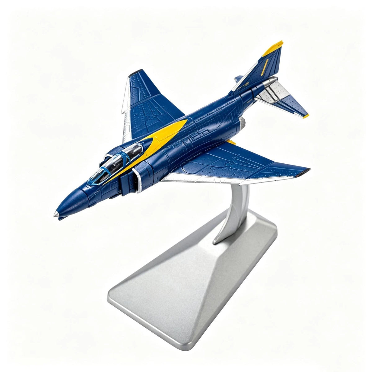 14cm Diecast Alloy 1/144 Scale US Navy F-4 Phantom II Fighter Desk Model