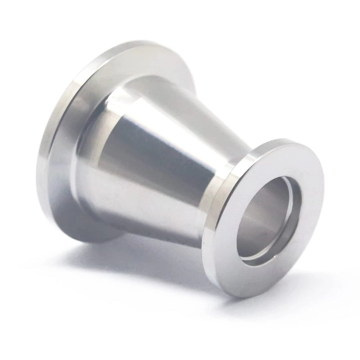 SS304 Vacuum Conical Reducer KF adaptor fittings, KF25 to KF16, Silver
