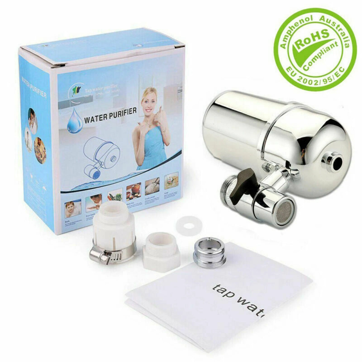Drinking Water Faucet Purifier Filter Home Kitchen Dining Front Sink Filter Tool