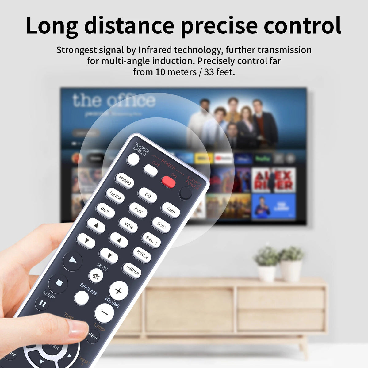 RC002SR Remote Control For Marantz AV Receiver SR4023 SR5023 SR4023/N1B