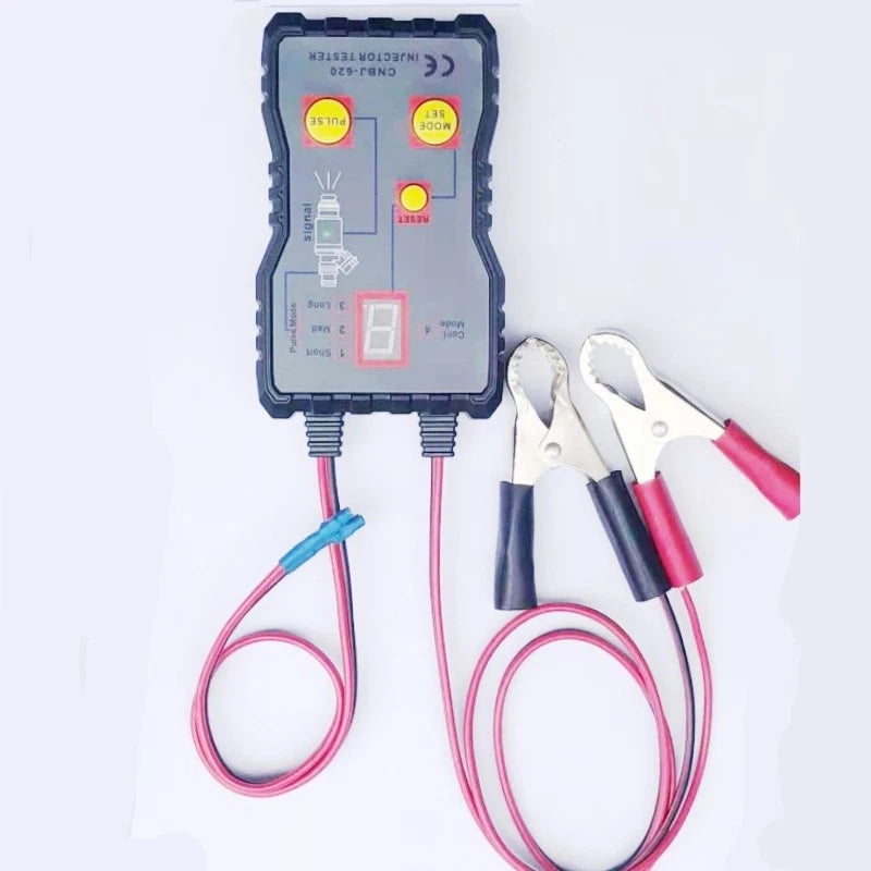 12V Car Fuel Injector Tester Fuel Pressure System Diagnostic Testing Tool Kit